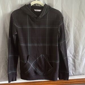 Boys DSG Black Plaid Hoodie